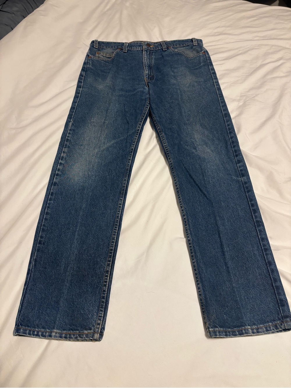 Vintage Levis 505 Orange Tab Jeans Mens 36x31Made in USA‎ Medium Wash Denim 1996